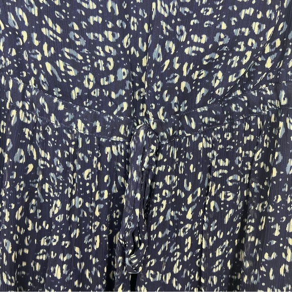 Shoshanna Ama Floral Navy Ink Multi Midi Dress - Picture 4 of 10